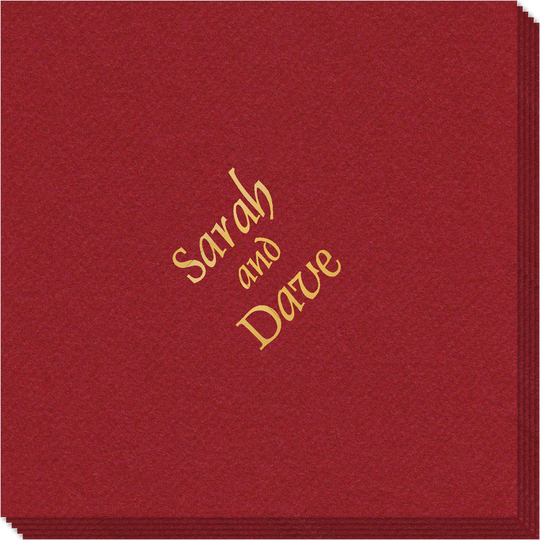 Always Flaunt Your Names Linen Like Napkins